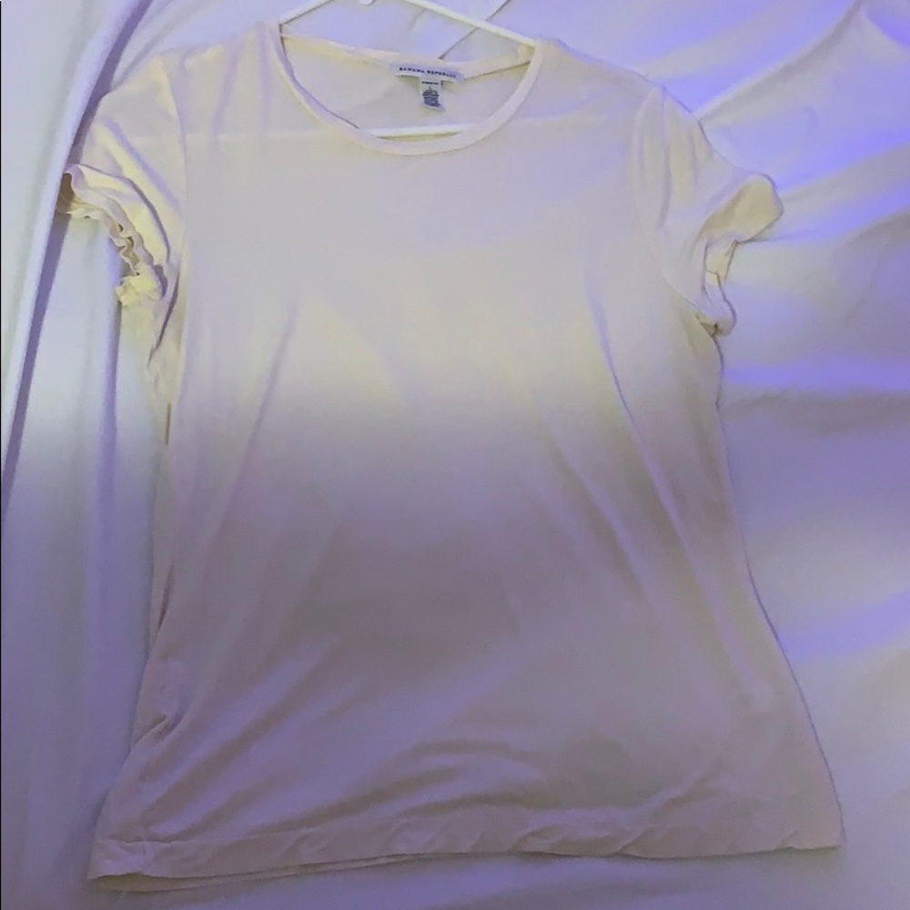 yellow banana republic shirt